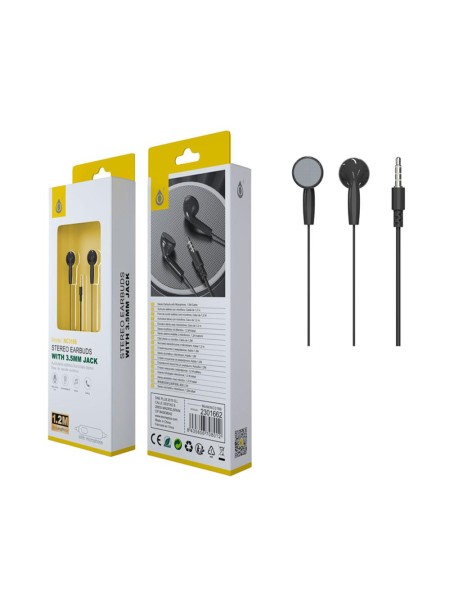 Auriculares con Microfono NC3166 Navy / Jack 3.5mm / 1.2m / Negro / One+ / 2301662