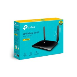 ÷ Router wifi movil 4g tp-link mr6400 300mb en 2,4ghz 3p eth 2 ant int. + 2 ant. lte desmontables