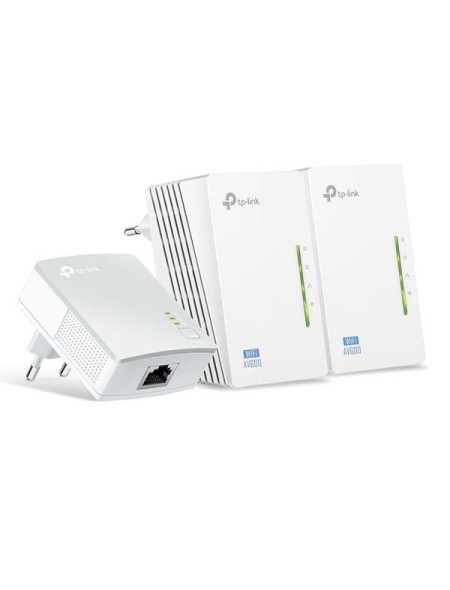 ÷ Homeplug wifi tp-link tl-wpa4220t kit 300mb av600 con 2 puertos ethernet kit compuesto de dos tl-wpa